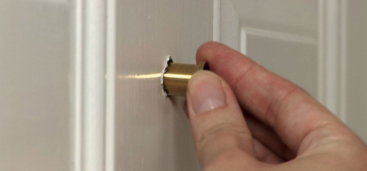 peephole door repair in Leisure City